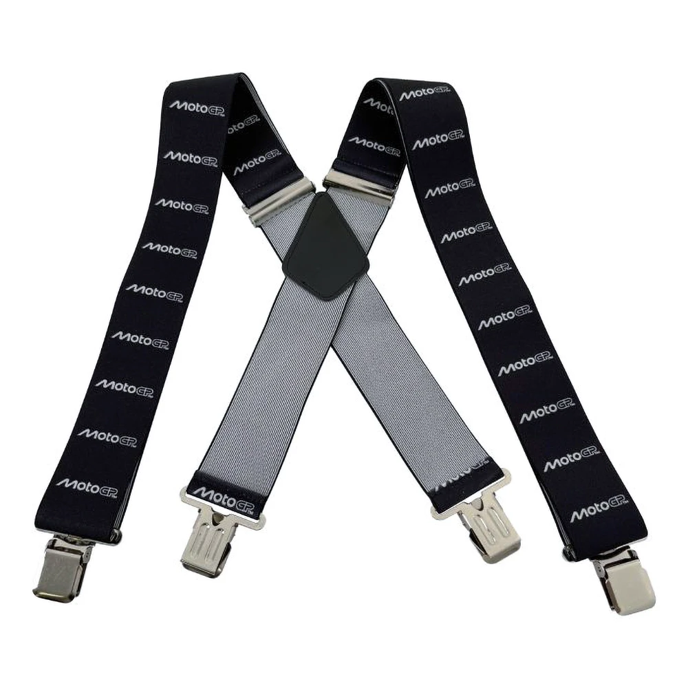 Hosenträger MotoGP schwarz/weiss Universalgrösse
