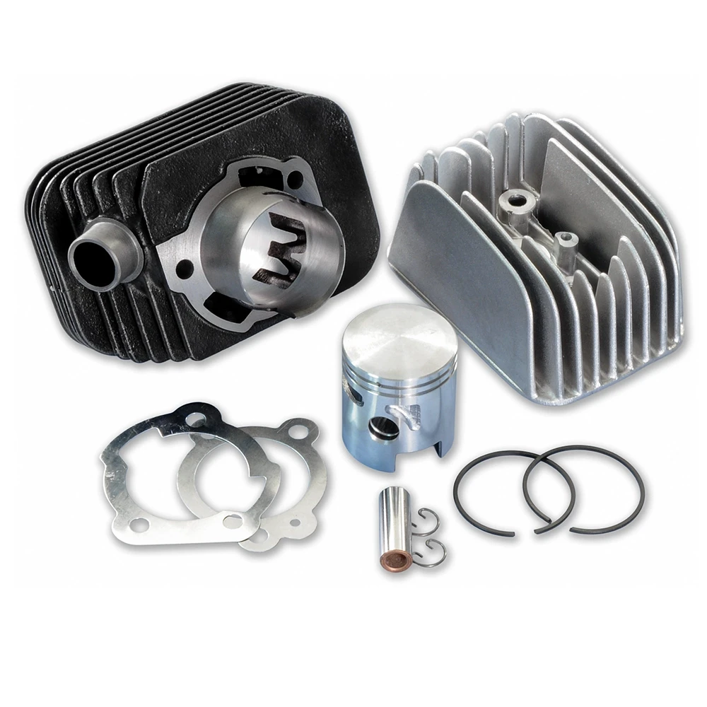Zylinderkit Polini 43mm Axe 12mm Guss Piaggio Ciao/SI mit Kopf