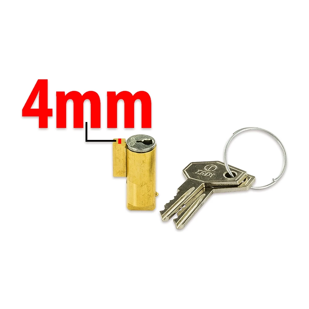 Schloss für Gabel Piaggio Ciao komplett (4mm)