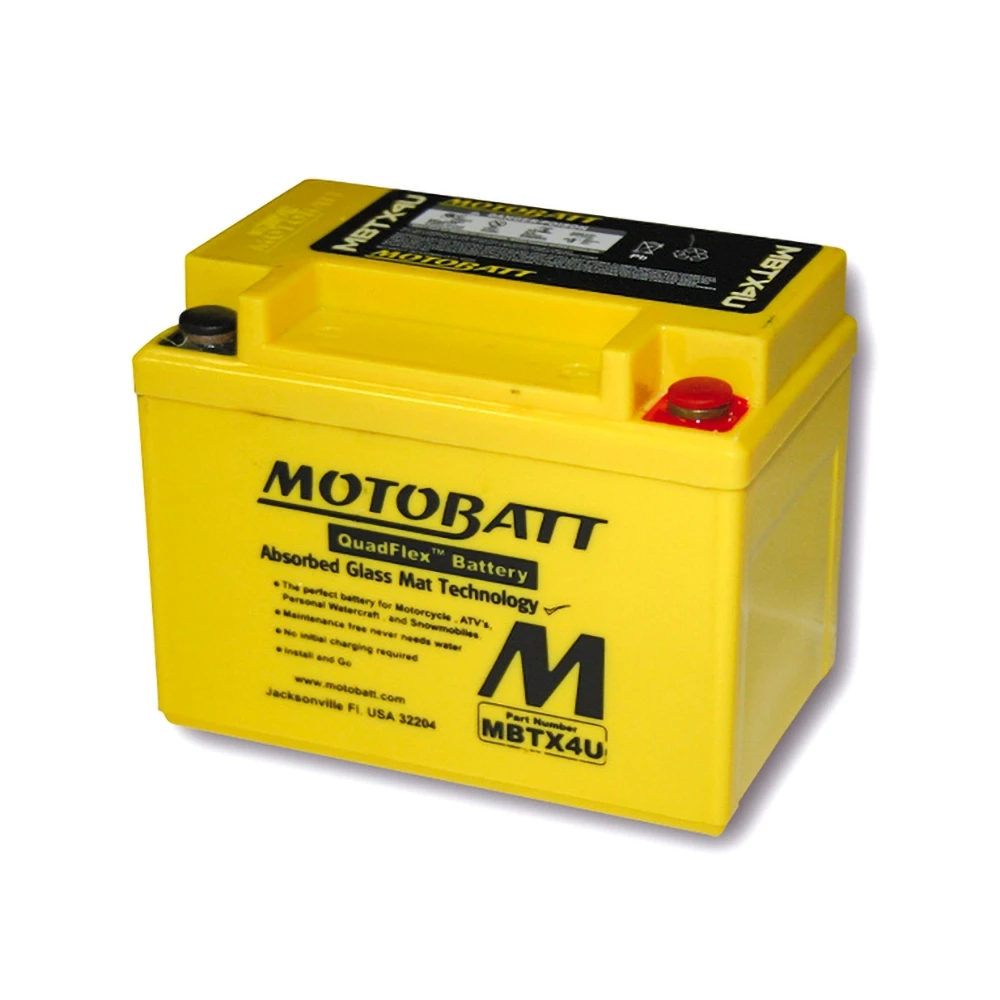 Batterie MOTOBATT MBTX4U (AGM) 12V/4.7Ah - 114x70x87mm
