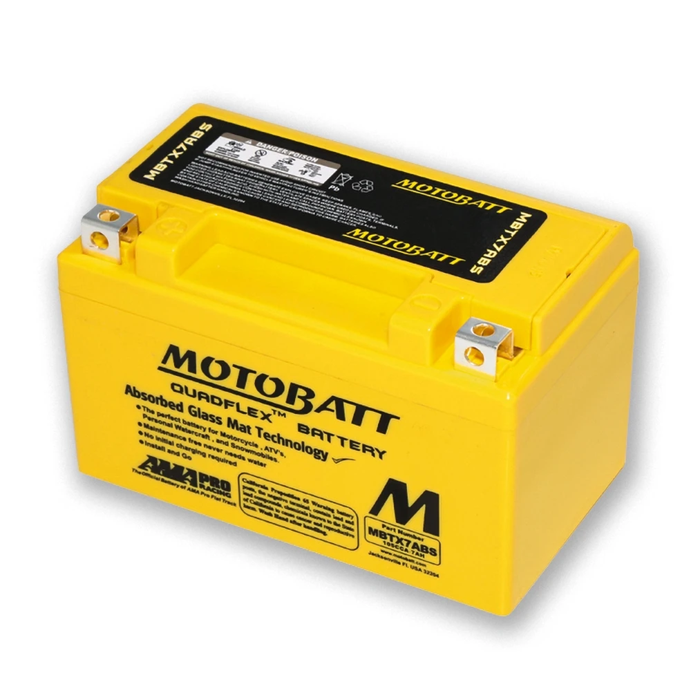 Batterie MOTOBATT MBTX7ABS (LF-AGM) 12V/7Ah - 151x87x95mm