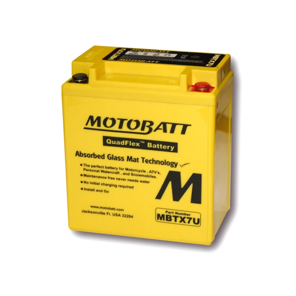 Batterie MOTOBATT MBTX7U (LF-AGM) 12V/8Ah - 114x70x128mm