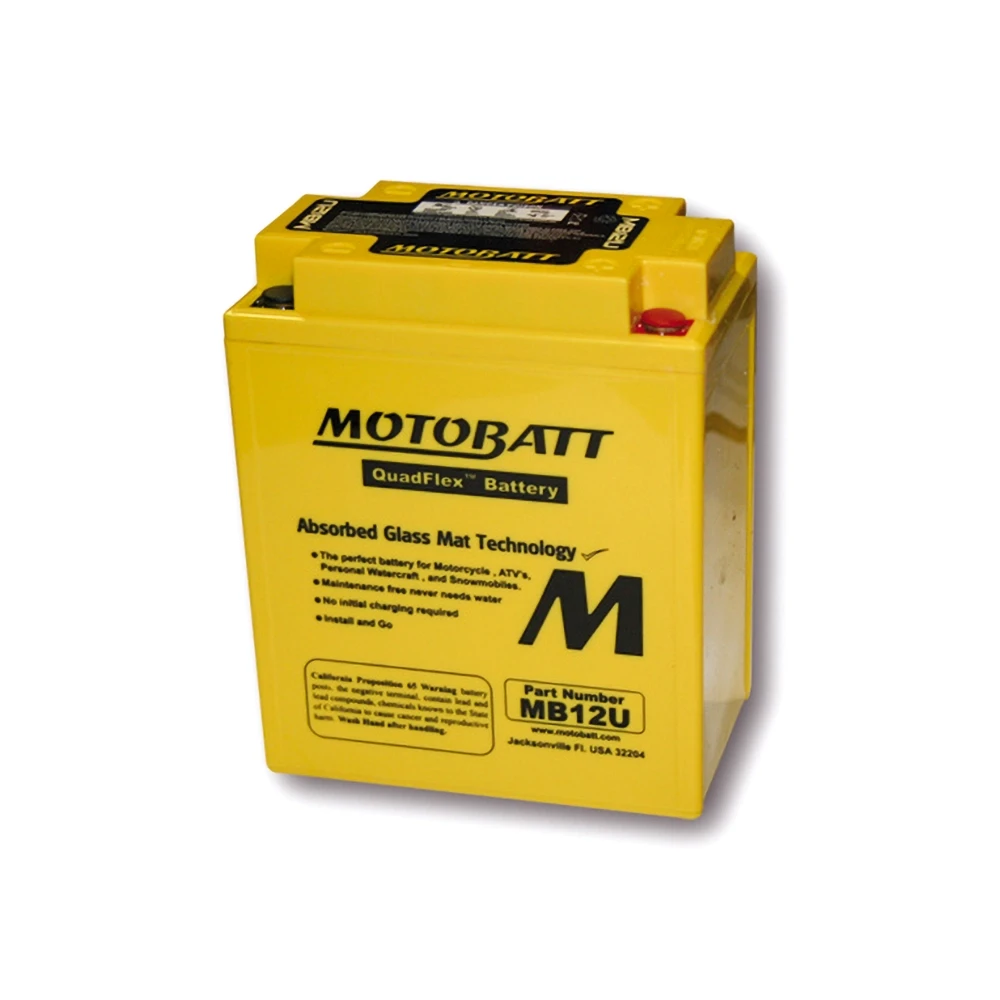 Batterie MOTOBATT MB12U (LF-AGM) 12V/15Ah - 135x80x161mm, 4 polig