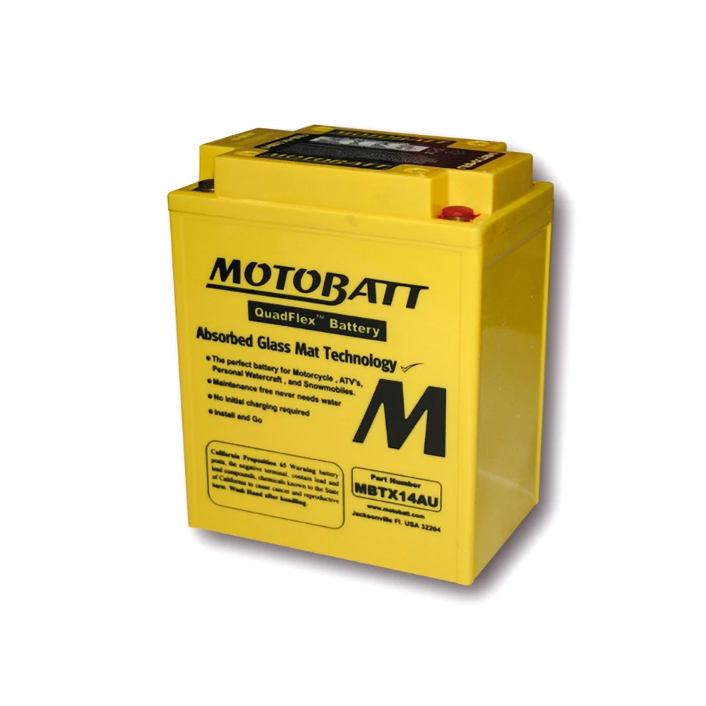 Batterie MOTOBATT MBTX14AU (LF-AGM) 12V/16.5Ah - 135x90x168mm