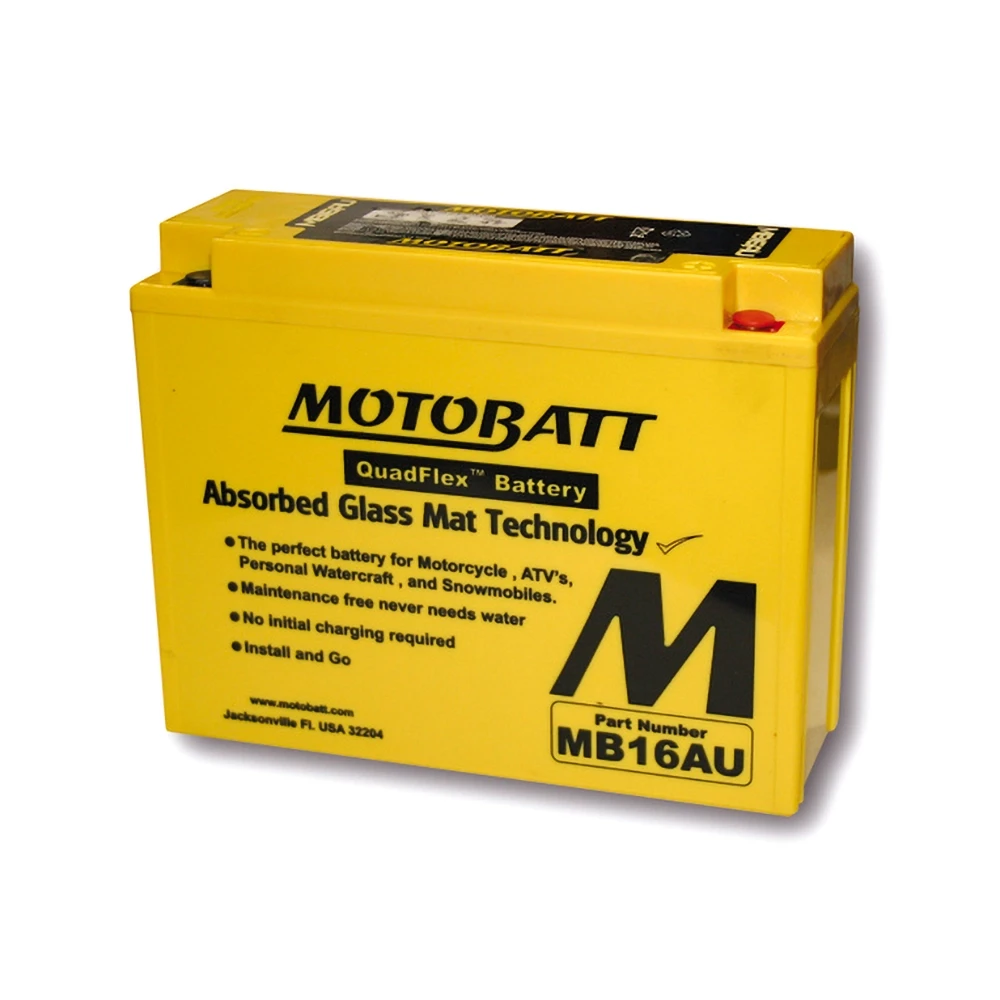 Batterie MOTOBATT MB16AU (LF-AGM) 12V/20.5Ah - 207x72x164mm