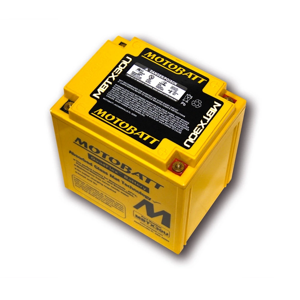 Batterie MOTOBATT MBTX30U (LF-AGM) 12V/32Ah - 166x126x175mm, 4 polig