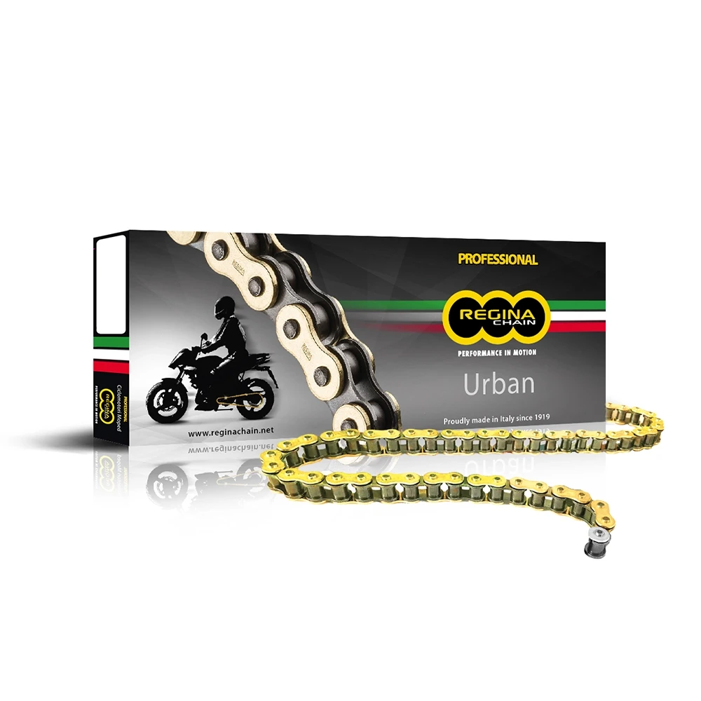 Kette 520 Regina 520 / 135 EB-ORO 120L, verstärkt plus ohne O-Ring, gold-schwarz