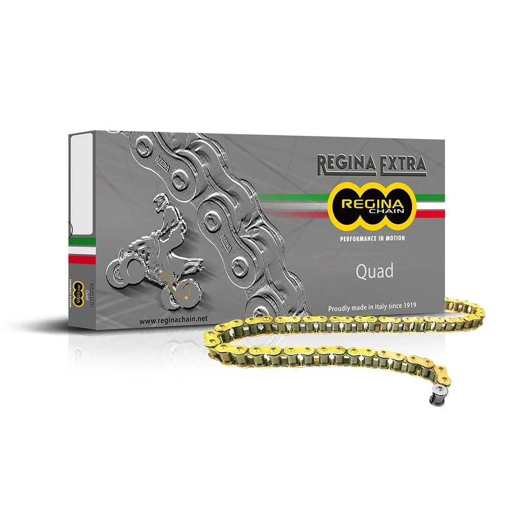Kette 520 Regina 520 / 135 QUAD 120L, Z-Ring, ATV / Quad, gold-schwarz