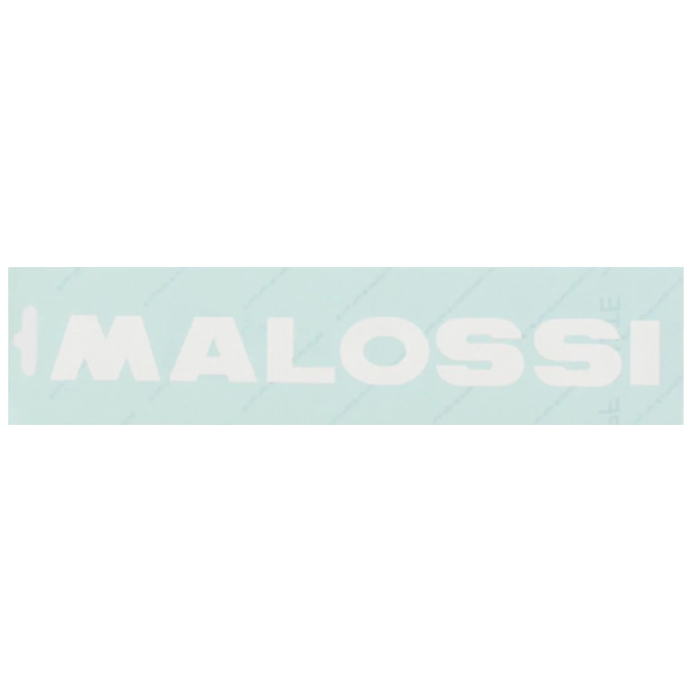 Aufkleber Malossi weiss 24 cm NETTOPREIS