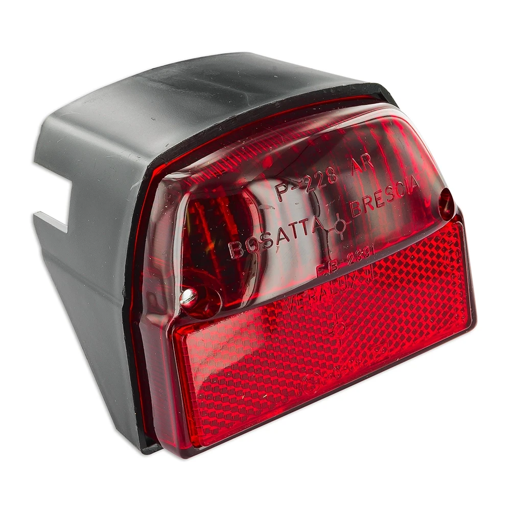 Rücklicht Piaggio SI FL/2 schwarz abgerundetes Glas