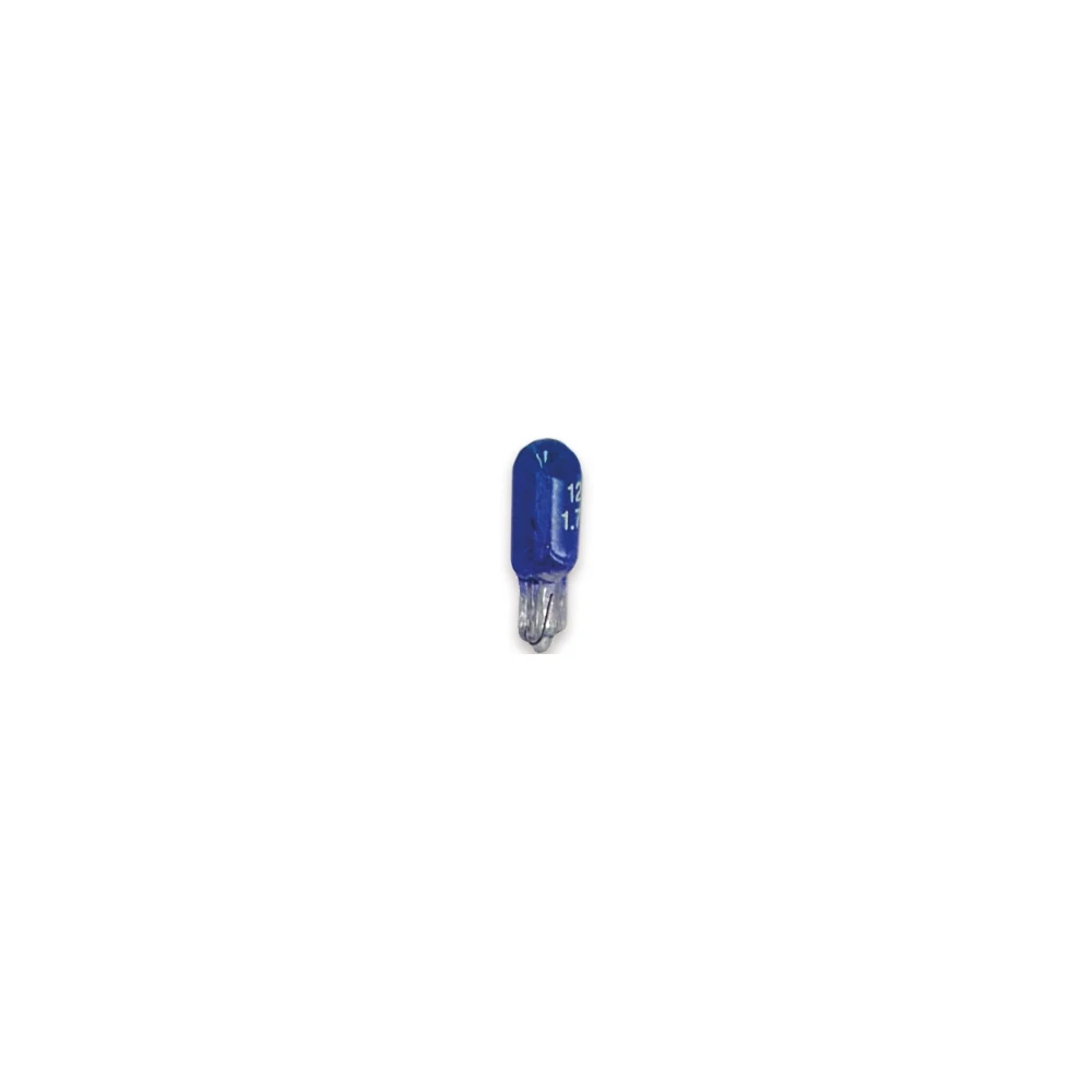 Glühlampe Glassockel blau T6.5, 12V 1,7W (1 Stück)