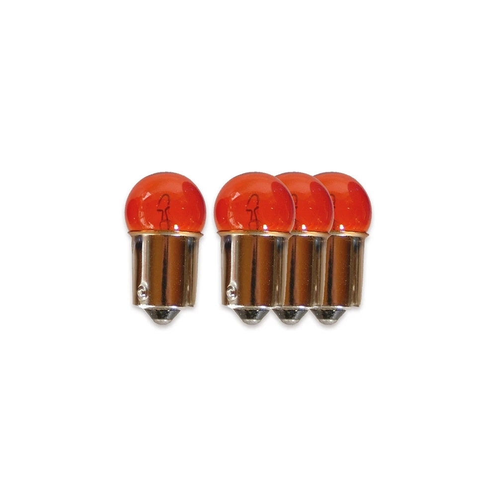 Glühlampe BA15s (G18) 12V10W orange (1 Stück)
