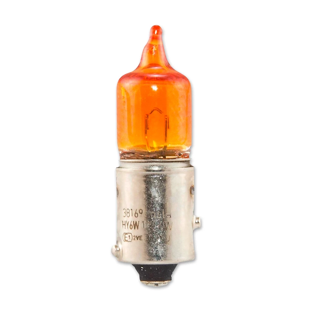 Glühlampe BAZ9s 12V 6W orange