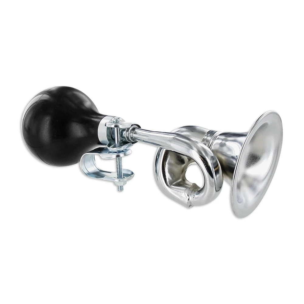 Horn / Hupe, Ballhupe gedreht (Trompete) Einklang verchromt
