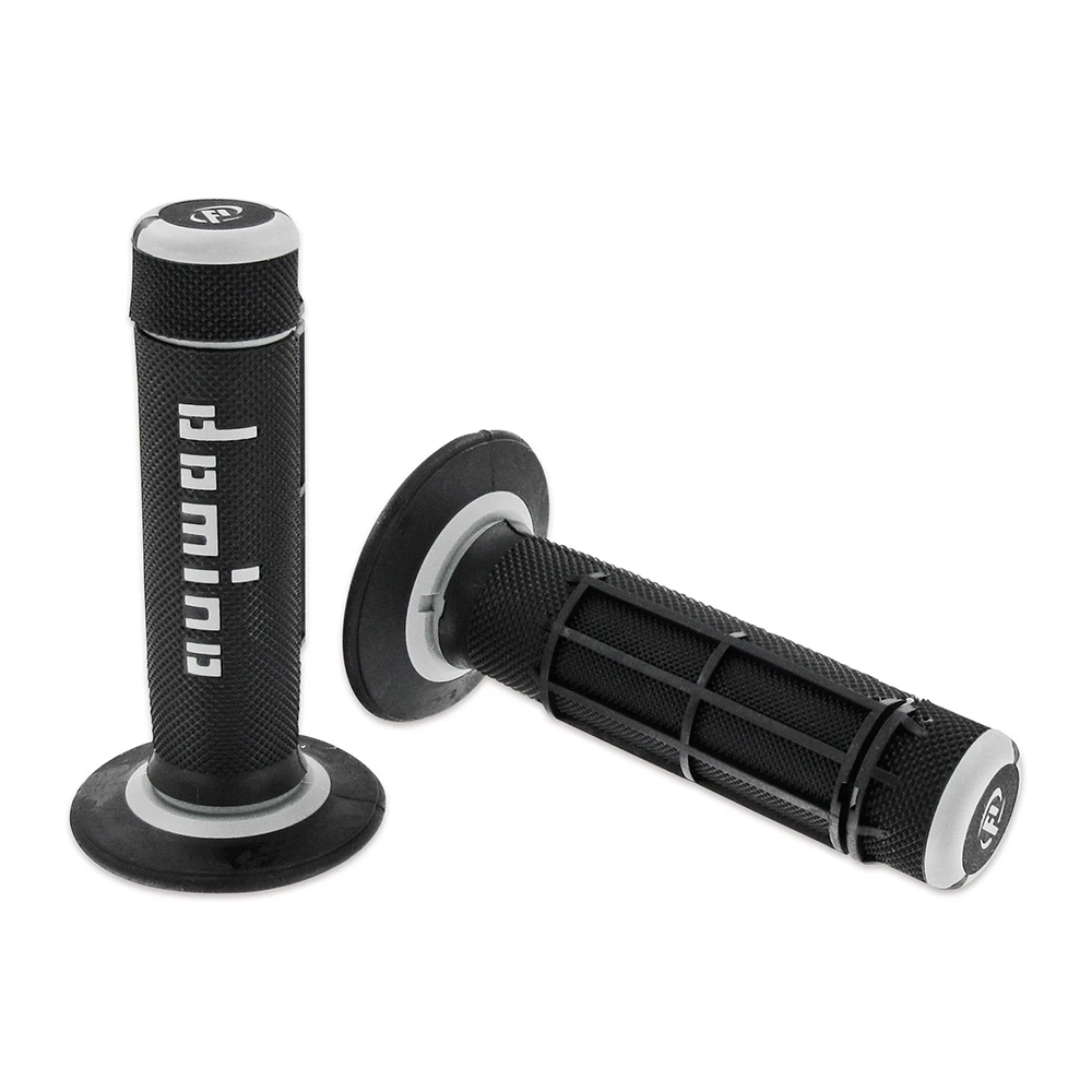 Paar Griffe Domino cross schwarz/grau