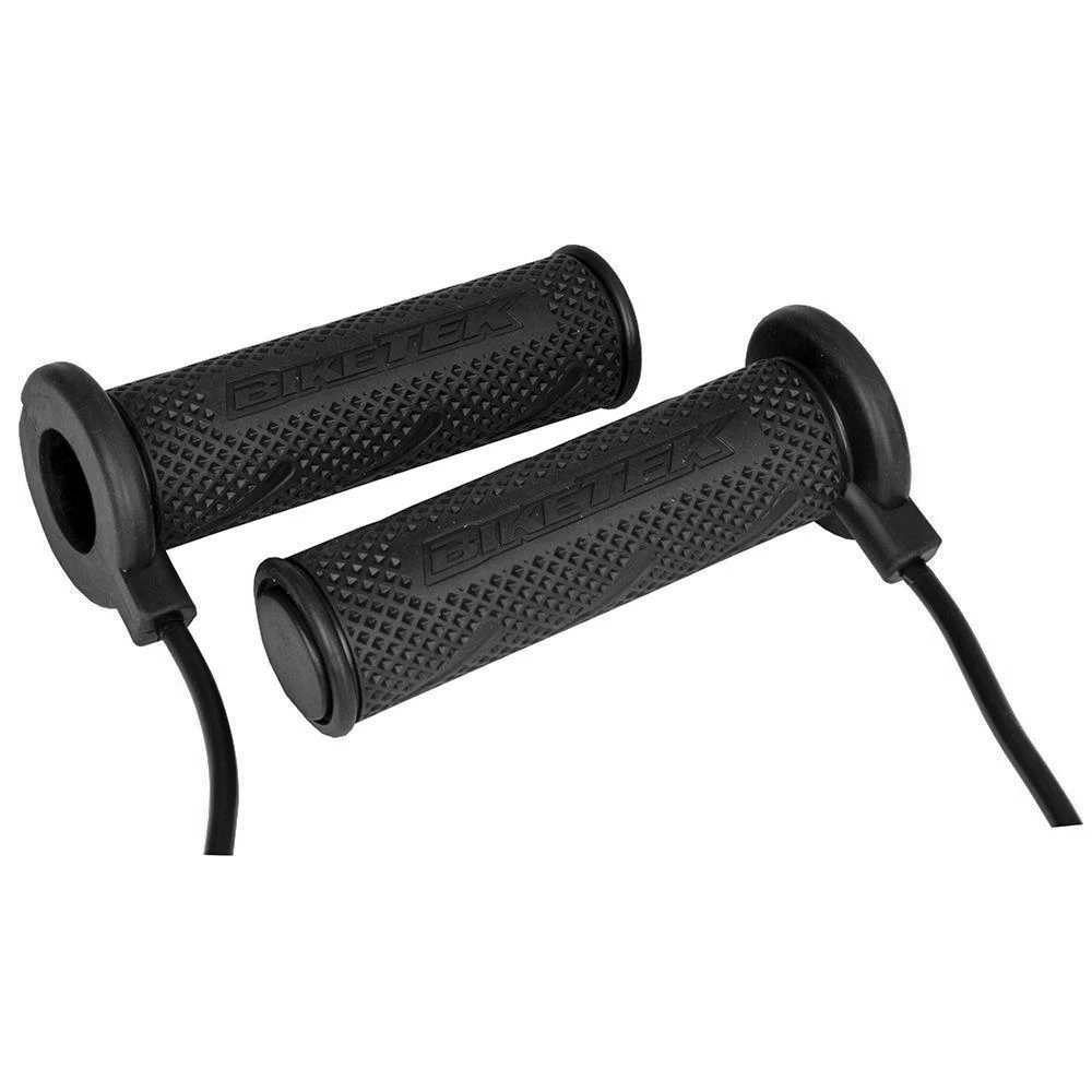 Griffe beheizbar / Heizgriffe Ø 22mm einstellbar BIKETEK 4 Stufen L: 127mm