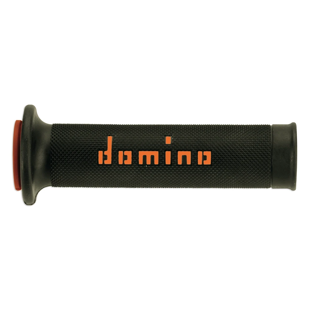 Paar Griffe Domino Road-Racing schwarz/orange
