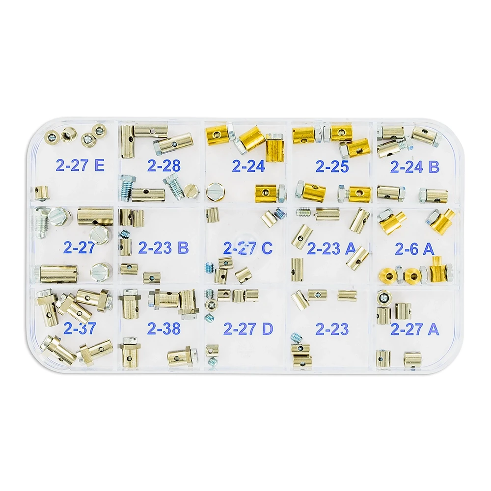 Schraubnippel-Set universal (75-teilig)