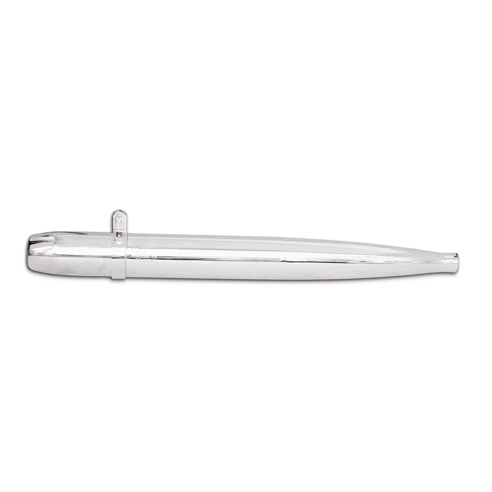 Auspufftopf chrom mit 32mm Anschluss universal