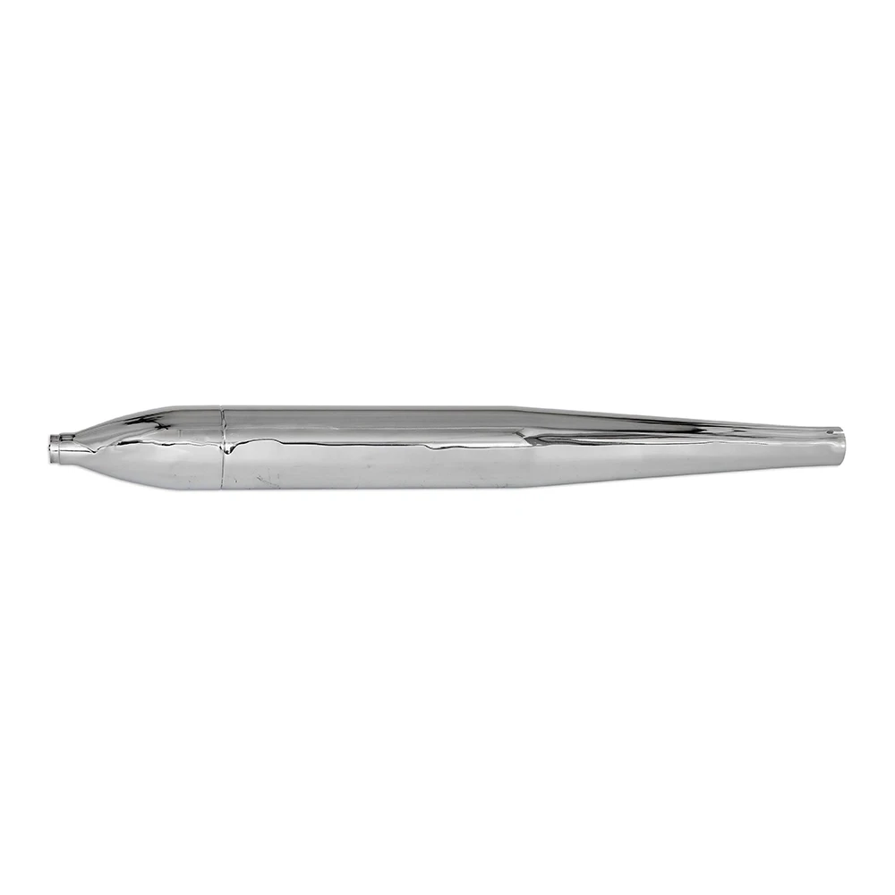Auspufftopf chrom mit 32mm Anschluss universal