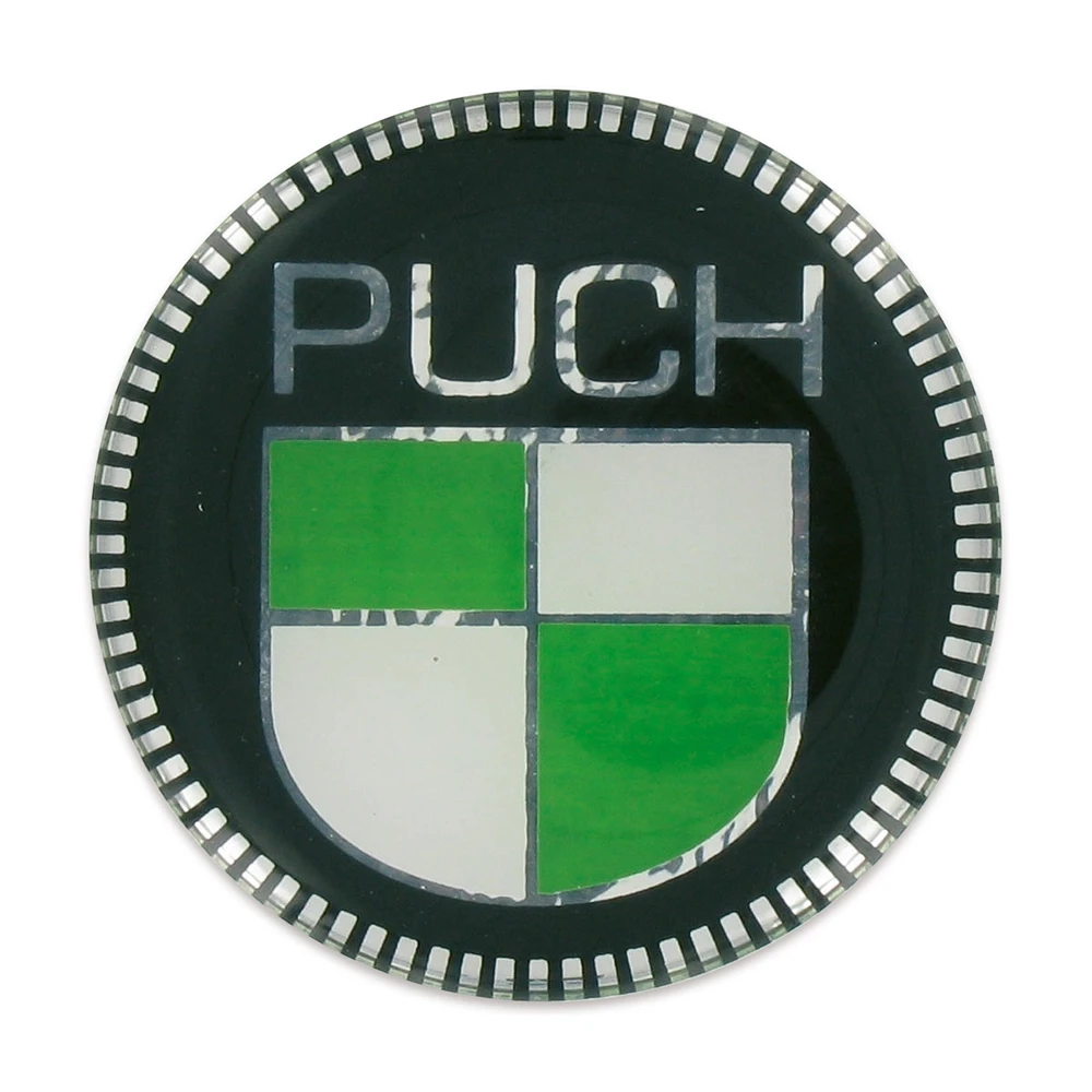 Aufkleber rund Puch (3D) (1 Stück)