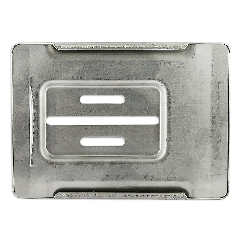 Kennzeichenrahmen Mofa Inox mit Rahmen