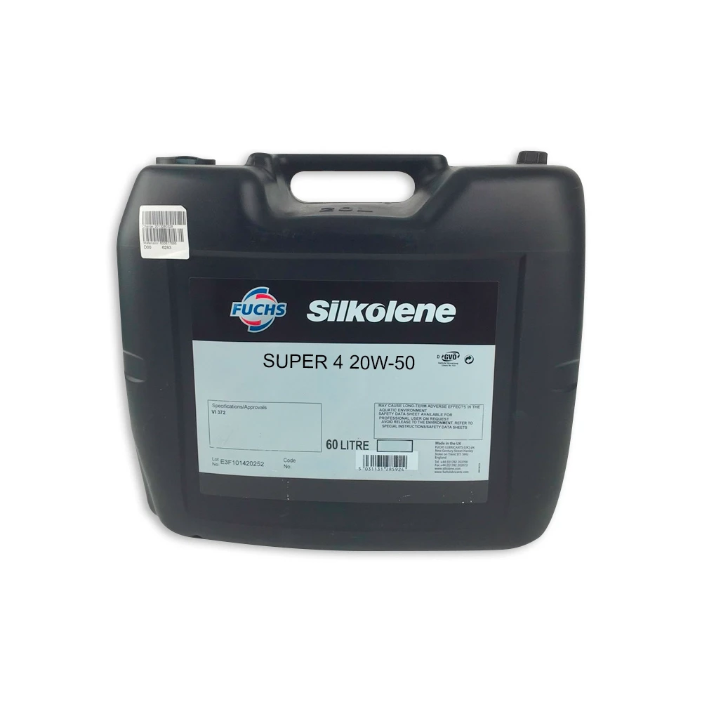 Motorenöl 4-Takt 20W-50 Silkolene Super 4 teilsynthetisch 60 L