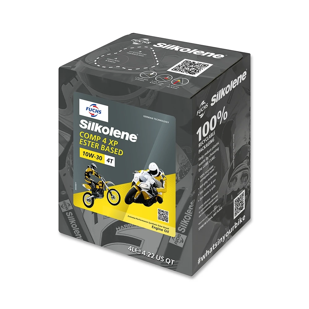 Motorenöl 4-Takt 10W-30 Silkolene Comp 4 XP synthetisch 4 L