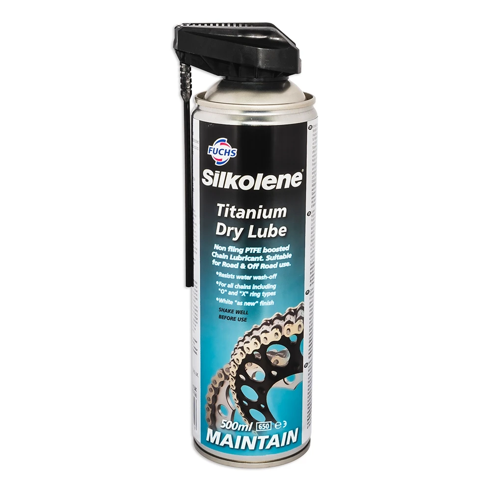 Kettenspray Road/Offroad Silkolene Titanium Dry Lube PTFE 500 ml
