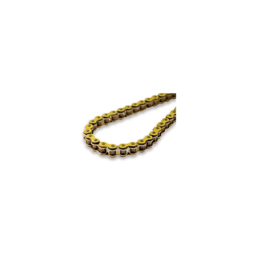 Kette 420 YBN 420 134L, verstärkt, ohne O-Ring, gelb