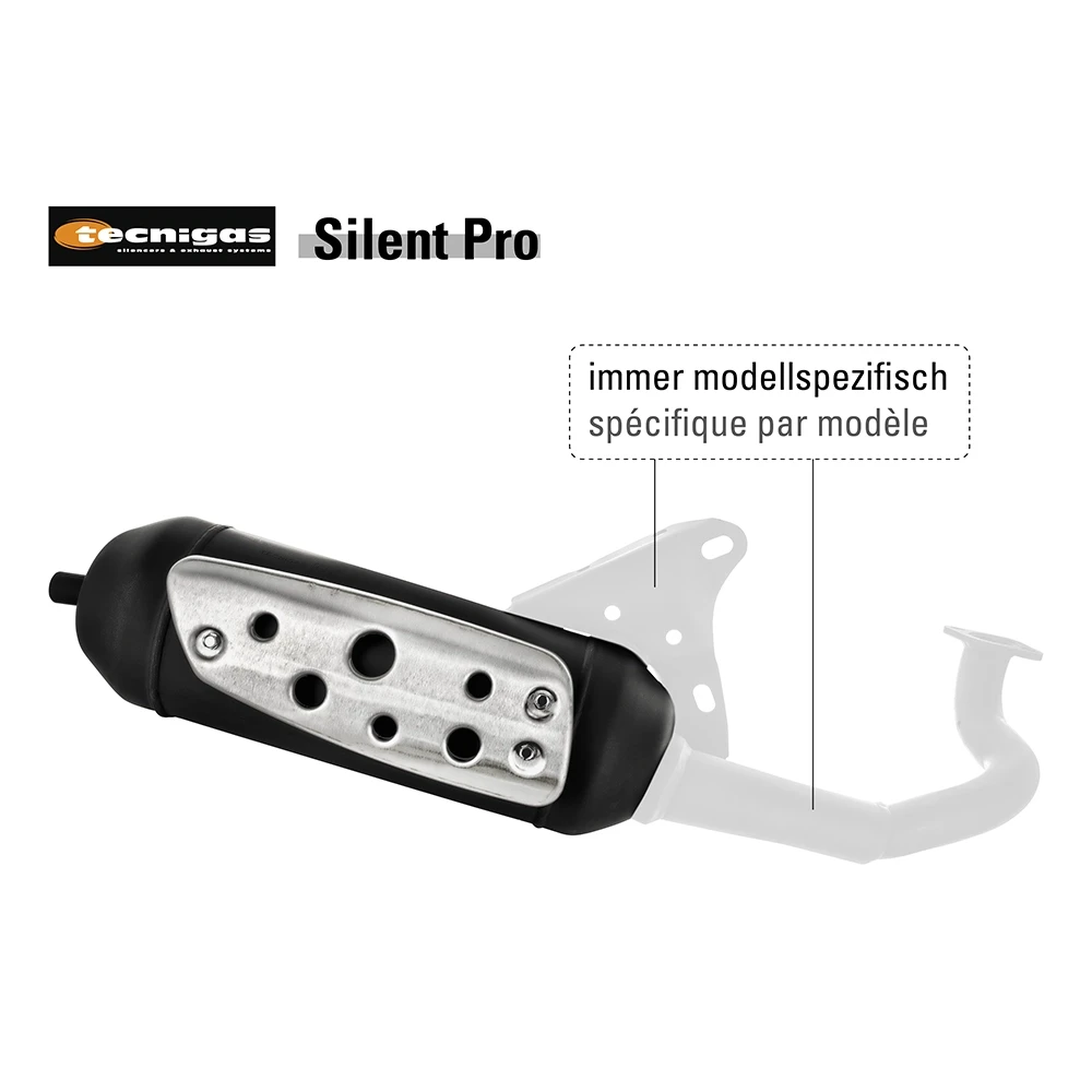 Auspuff Tecnigas Silent Pro Peugeot vertical