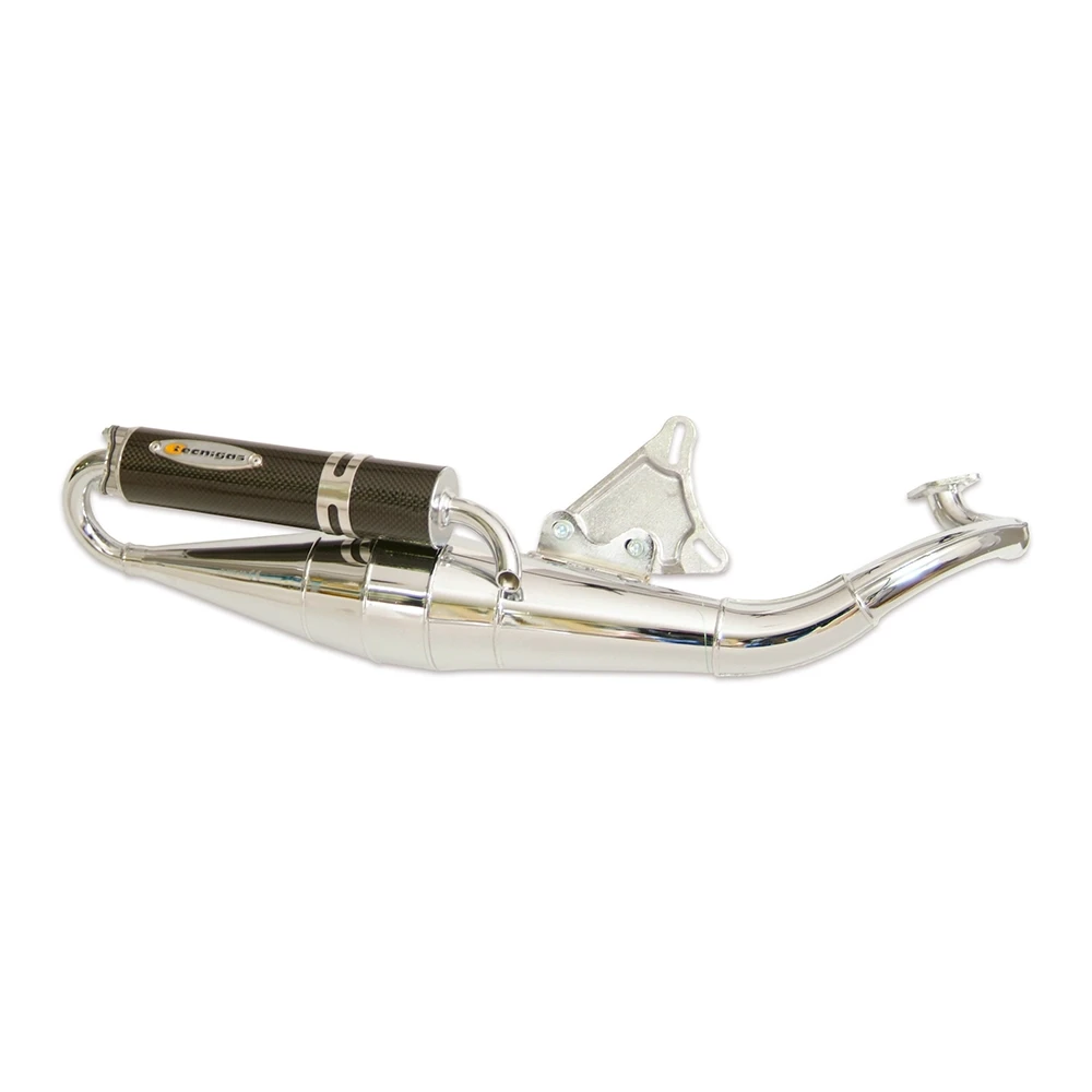 Auspuff Tecnigas RS2 chrom Minarelli horizontal NETTOPREIS