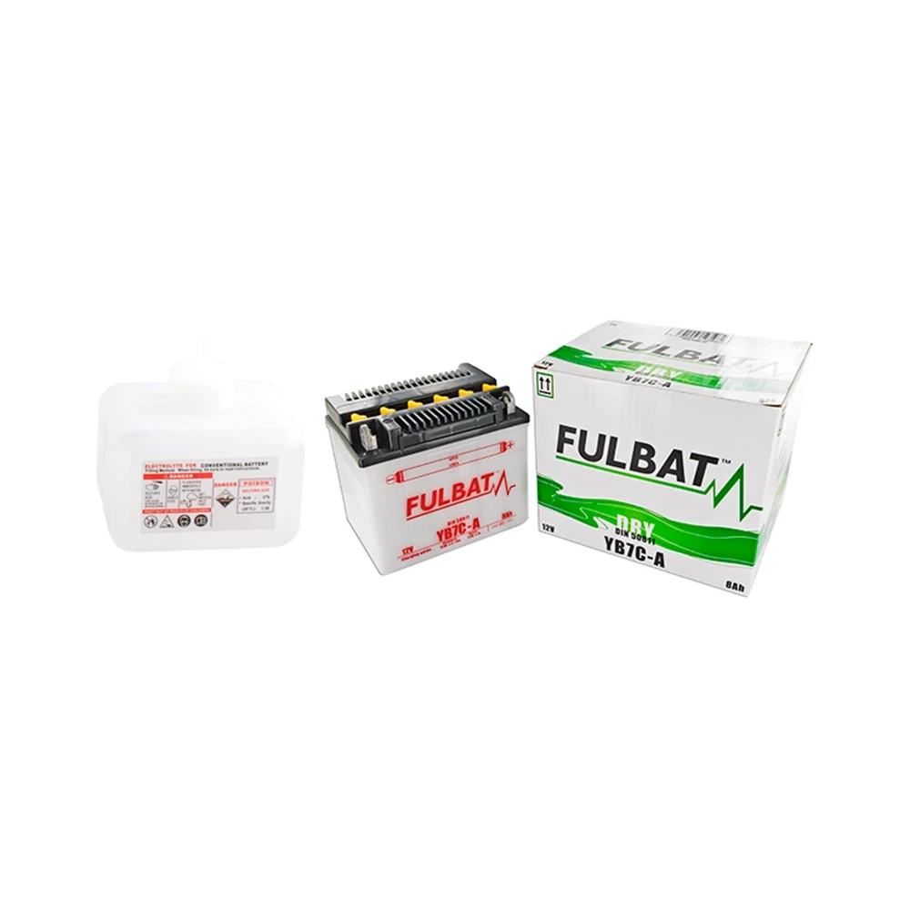 Batterie YB7C-A FULBAT offen mit Säurepaket FB7C-A