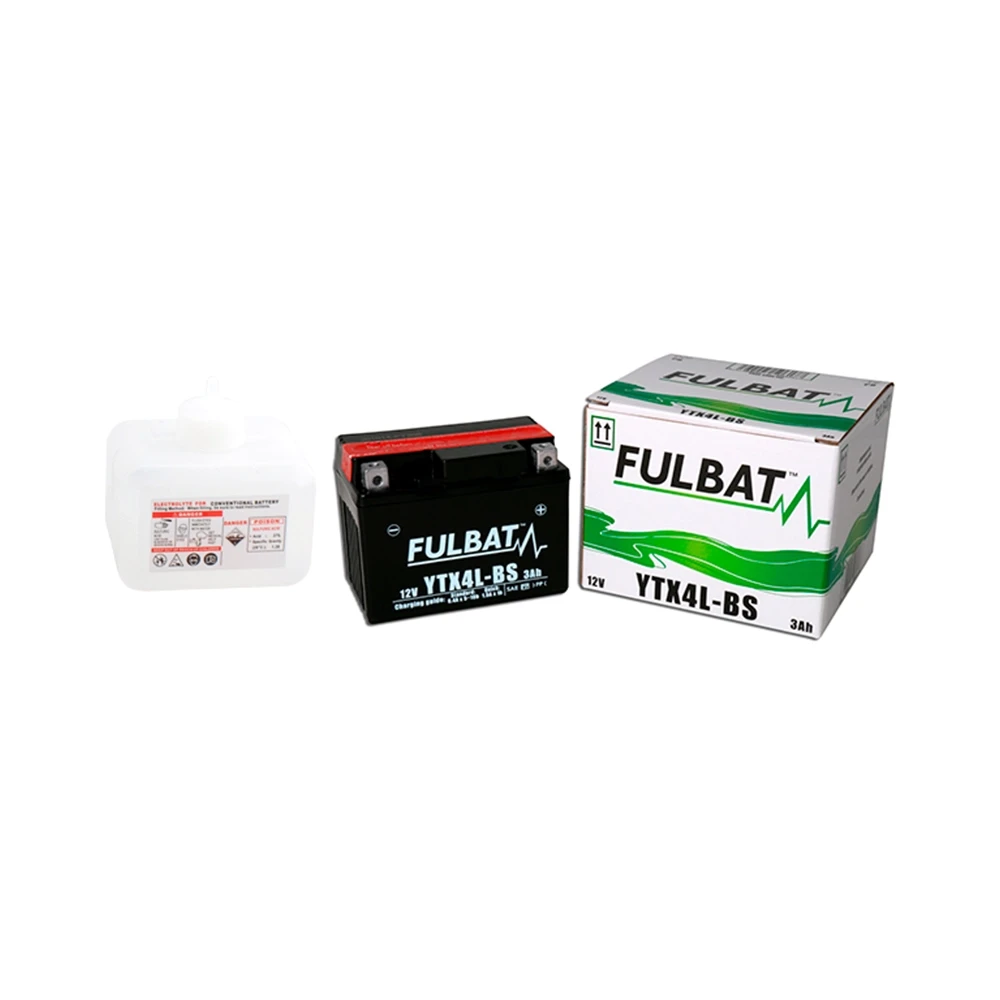 Batterie YTX4L-BS FULBAT mit Säurepaket FTX4L-BS
