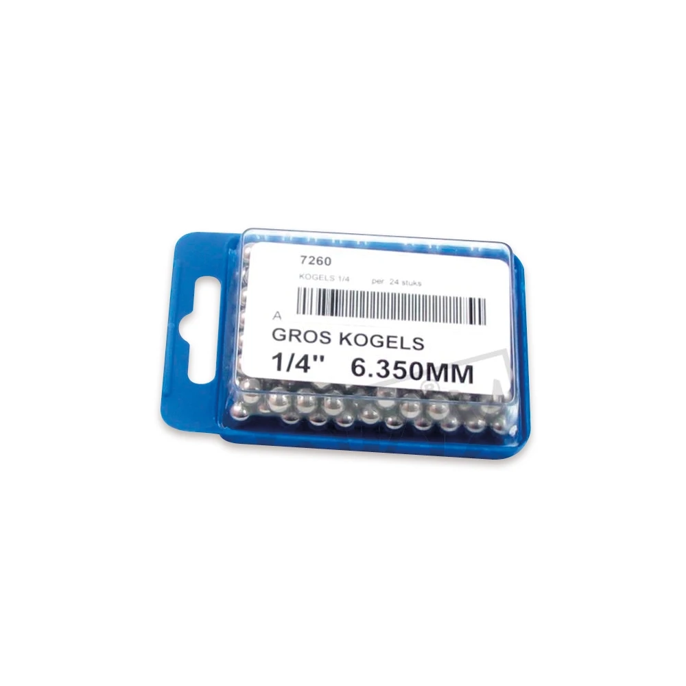 Kugelset 1/4 Zoll 6.35 mm (144 Stück)