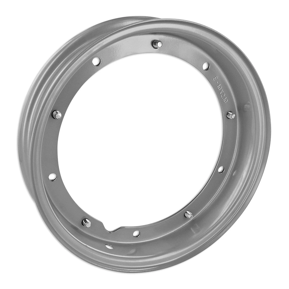 Felge Vespa silber 2.1x10 Zoll für Pneu 3.00-3.5 - 10