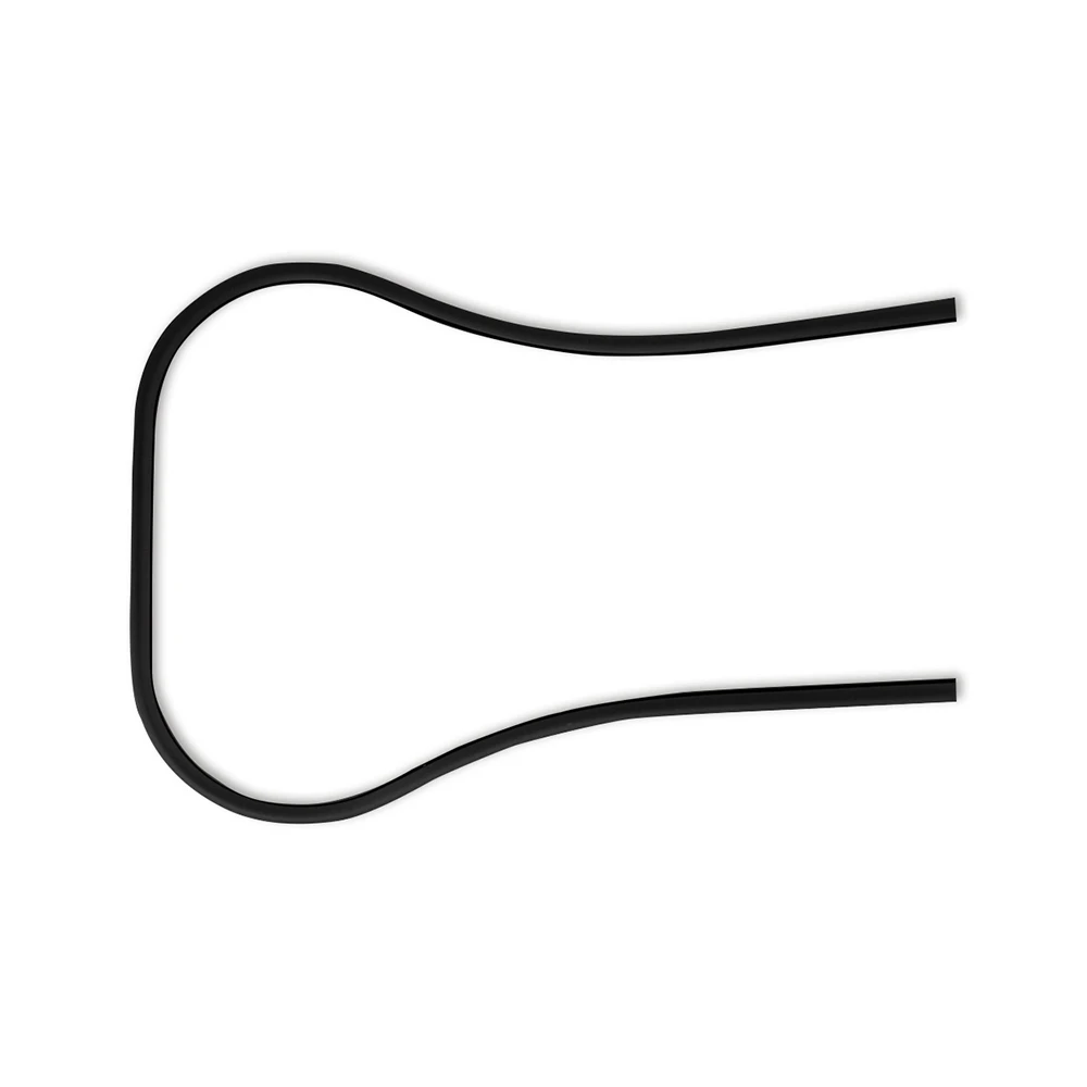 Schild-Profil schwarz (Monoschlitzrohr) Piaggio Vespa PK50-125
