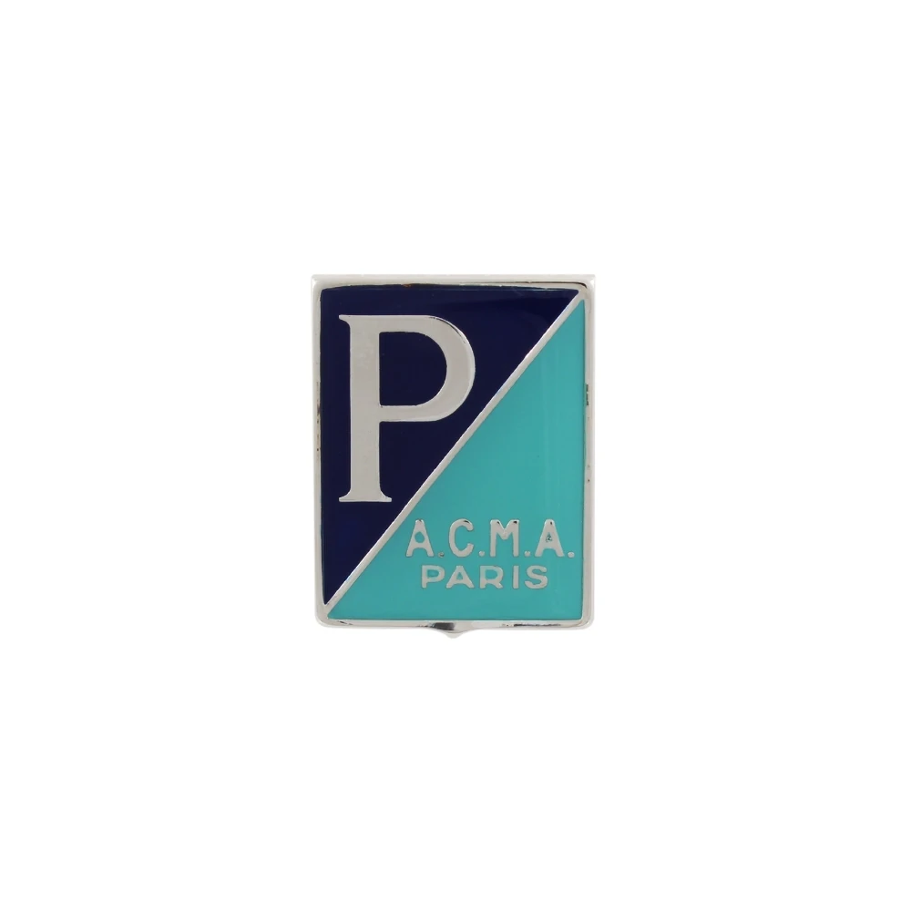 Emblem PIAGGIO ACMA PARIS 37x47mm Metall, 4 Klammern