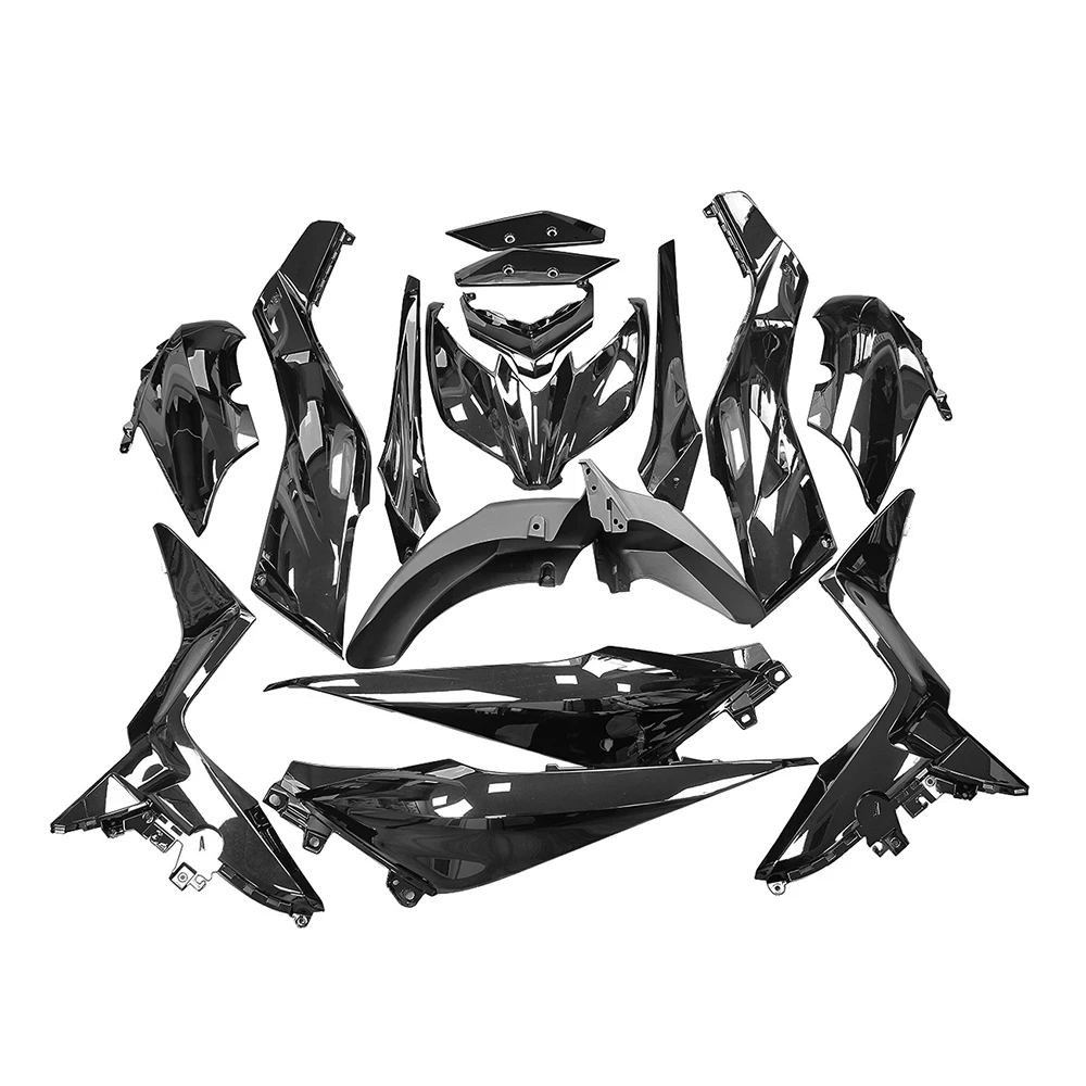Verkleidungskit 15-teilig Yamaha X-Max 125 18-20, X-Max 300 17-20 schwarz glanz