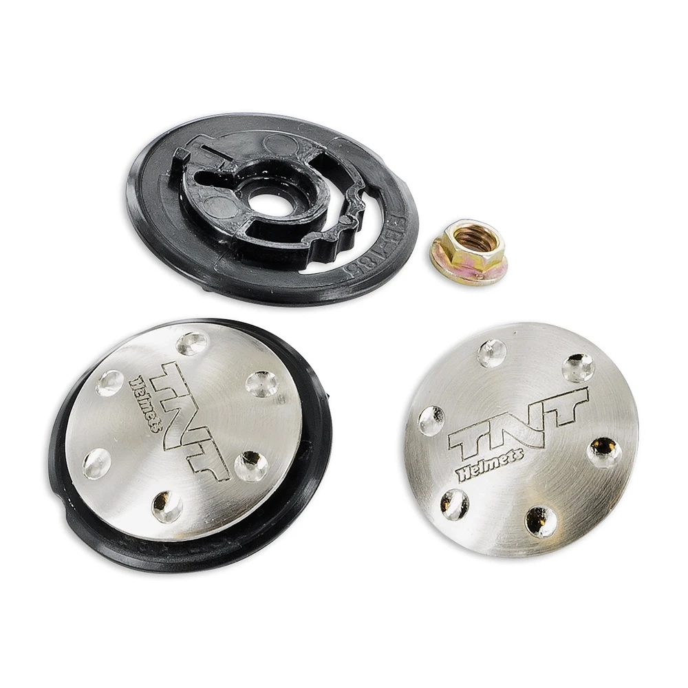 Haltekit Visier zu Helm Jet TNT Neo Dark transparent