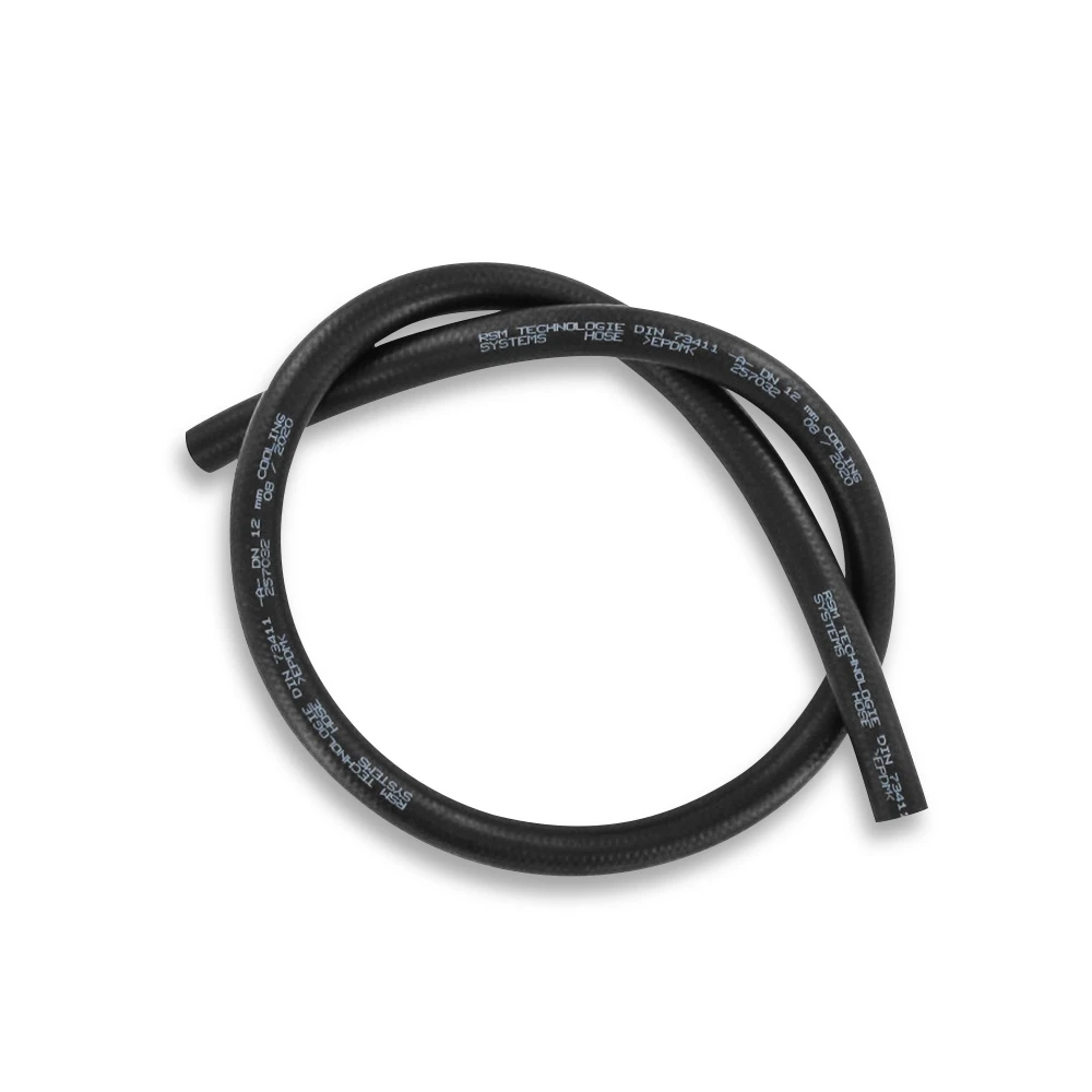 Kühlwasserschlauch Ø 12x19mm, 1m Piaggio NRG/universal schwarz