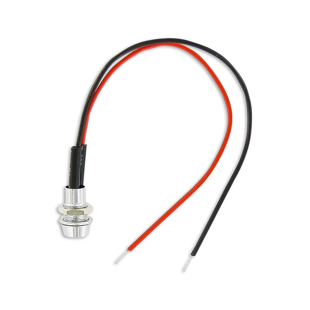 Glühlampe LED mini zum schrauben chrom/orange
