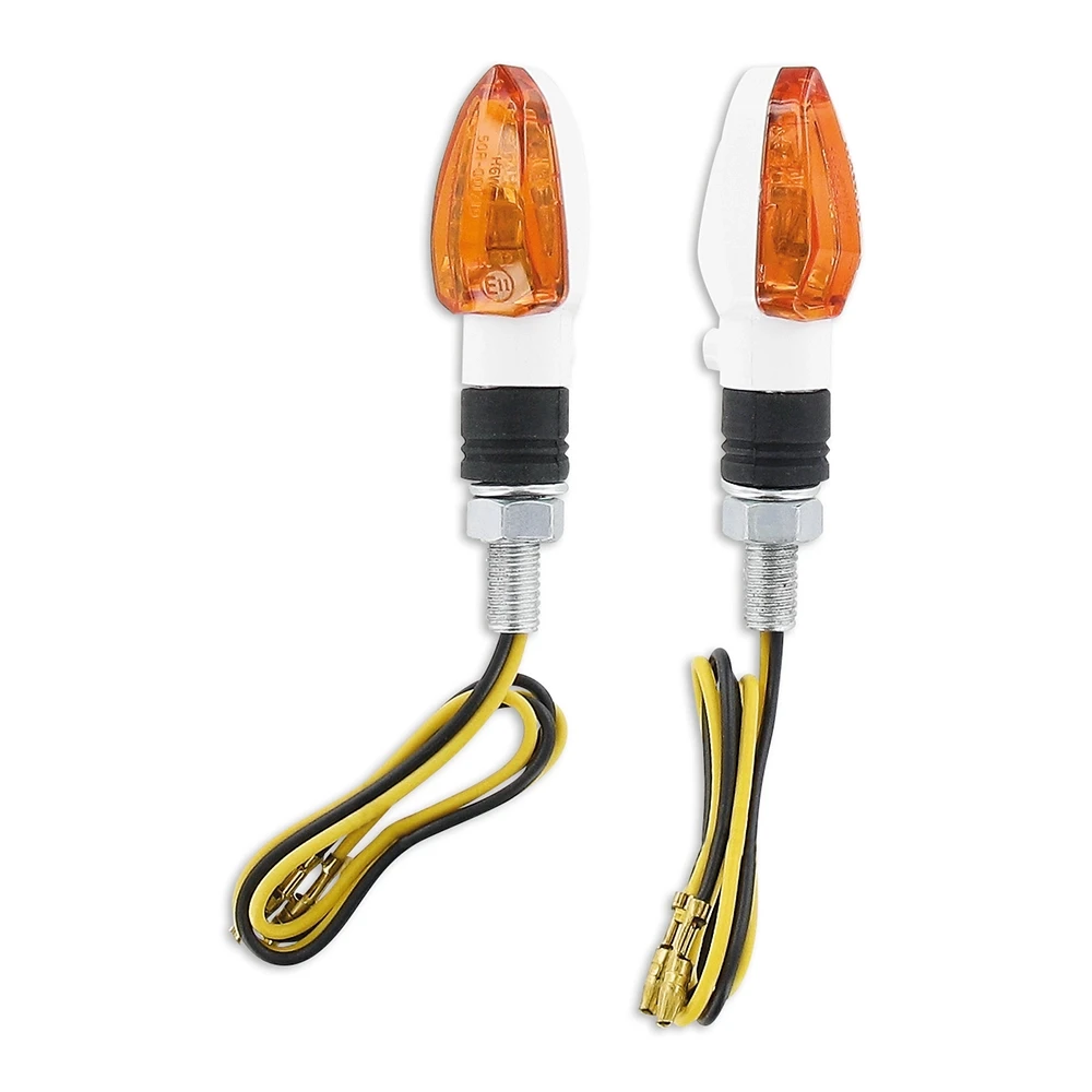 Blinkerset RMS Lizzard 12V 21W weiss/orange CE
