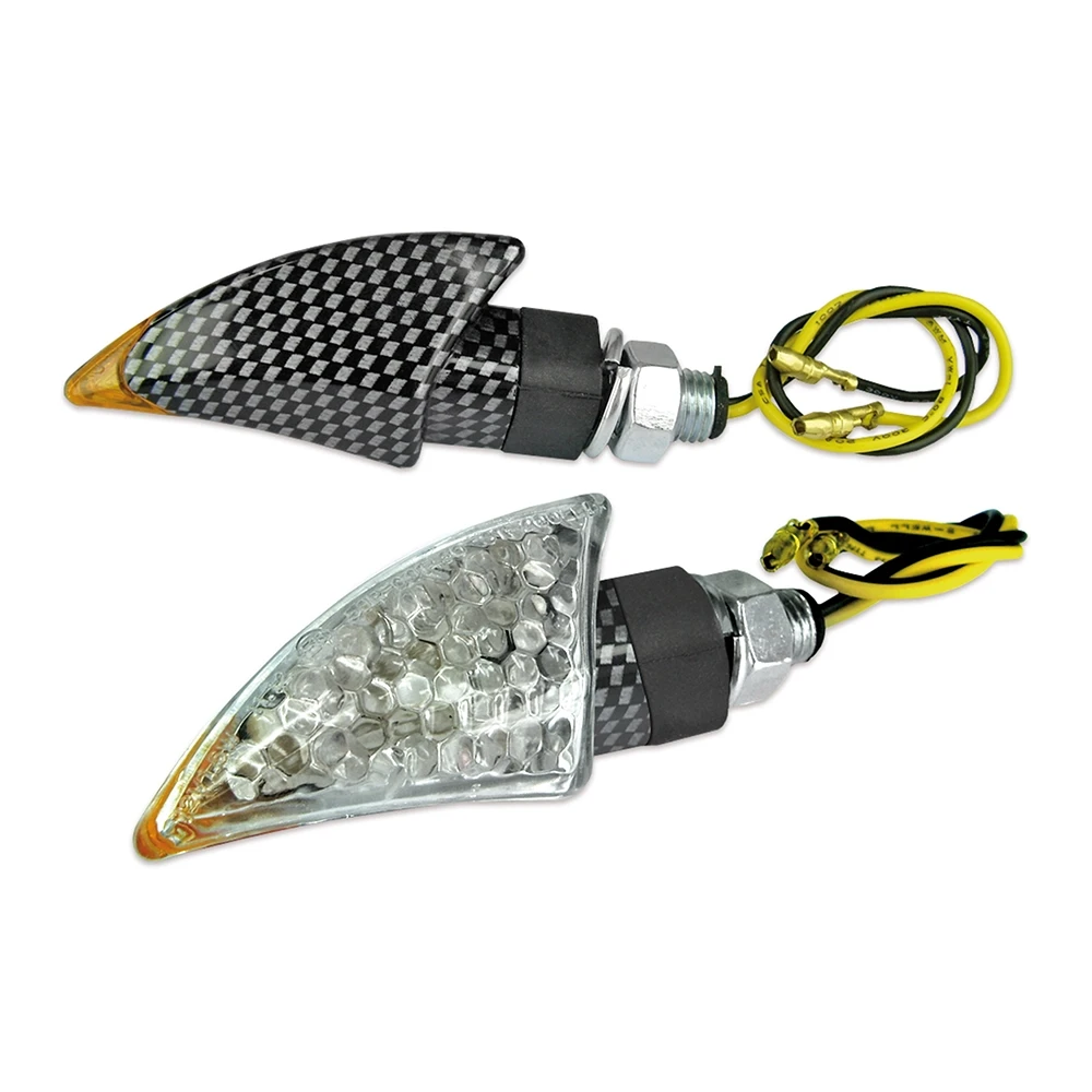 Blinkerset TNT Bend LED carbon/weiss CE NETTOPREIS