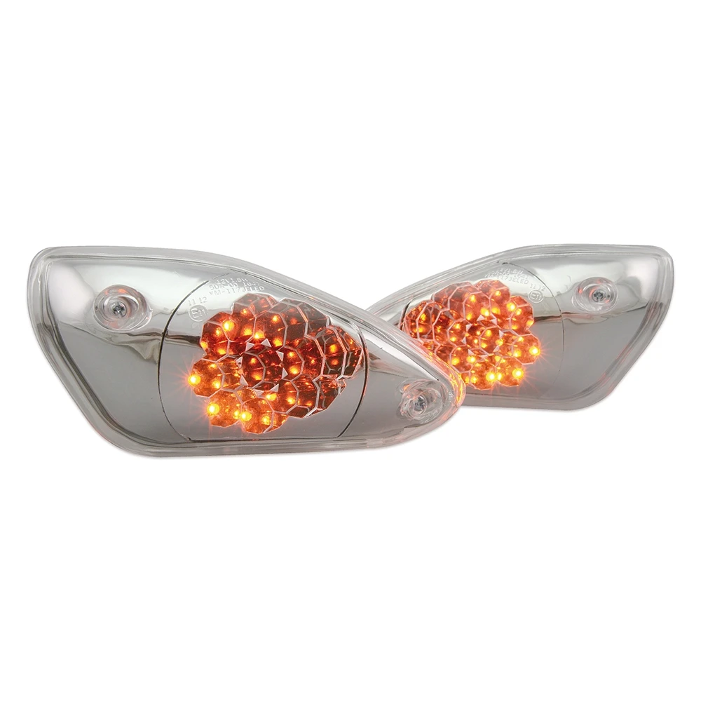 Blinkerset STR8 Yamaha Aerox/MBK Nitro LED chrom CE