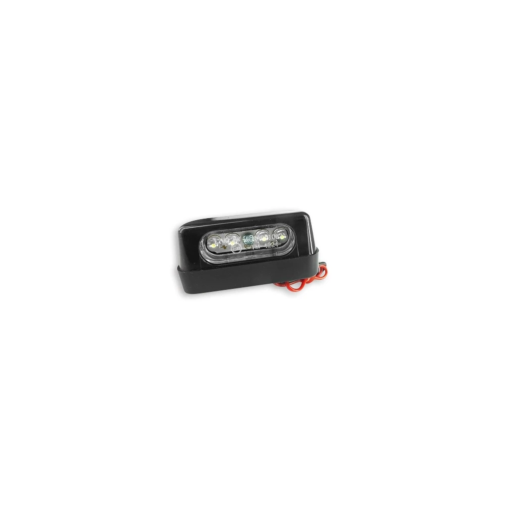 Kennzeichenbeleuchtung HIGHSIDER smart LED CE, ABS schwarz