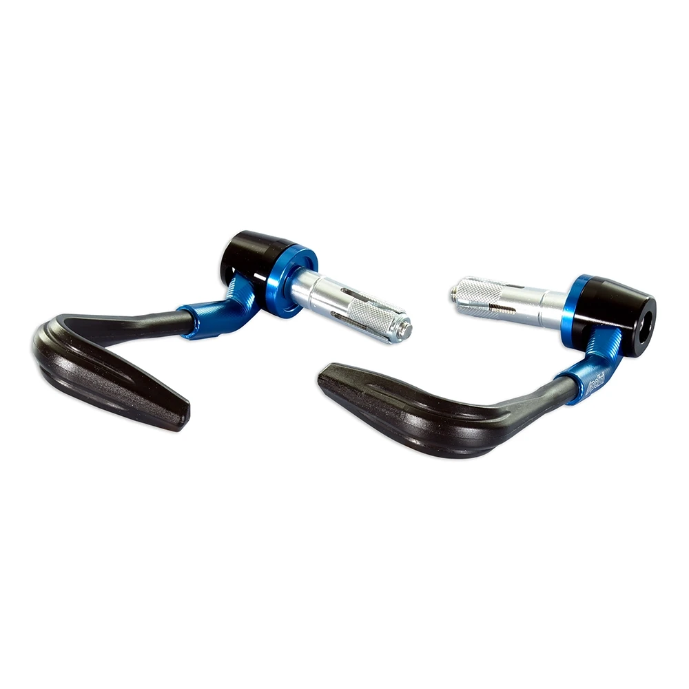 Schutz/Guards Brems- /Kupplungshebel Polini blau/schwarz