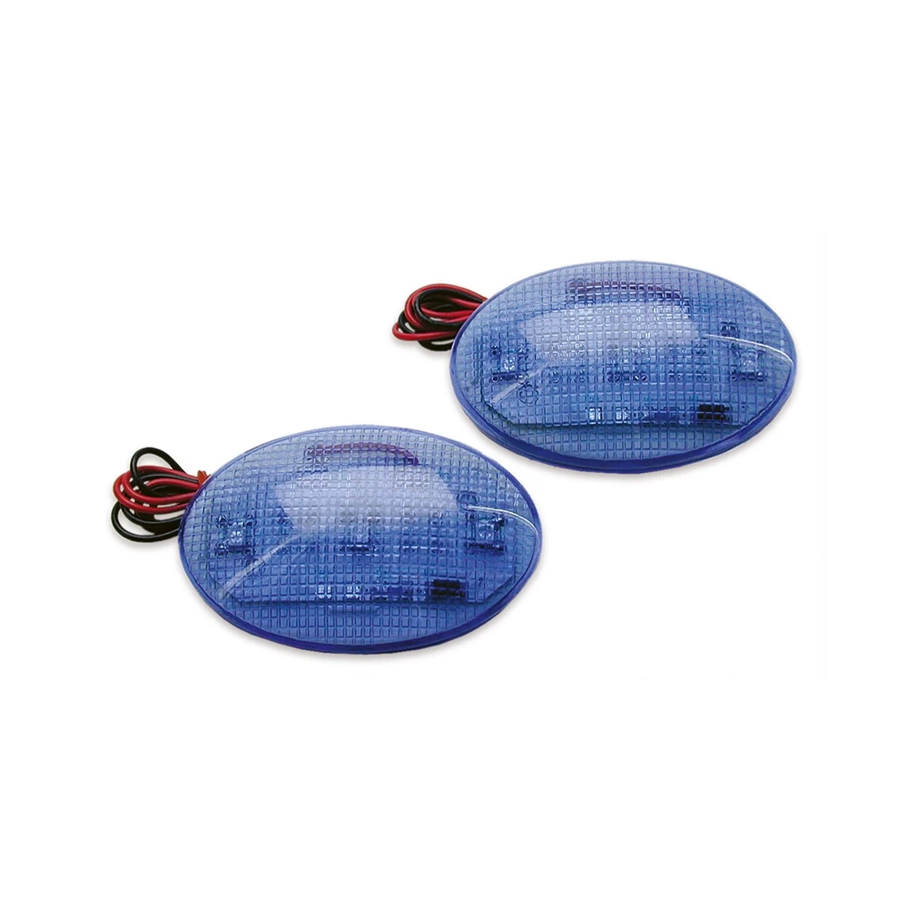 Blinkerset TNT Ovalia LED zum kleben blau NETTOPREIS