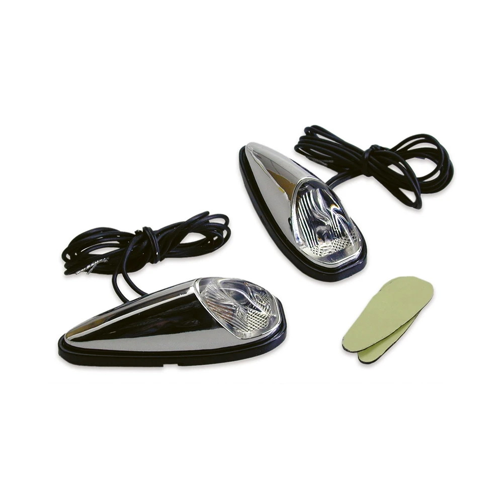 Blinkerset TNT Goutte d'eau (zum kleben) chrom NETTOPREIS