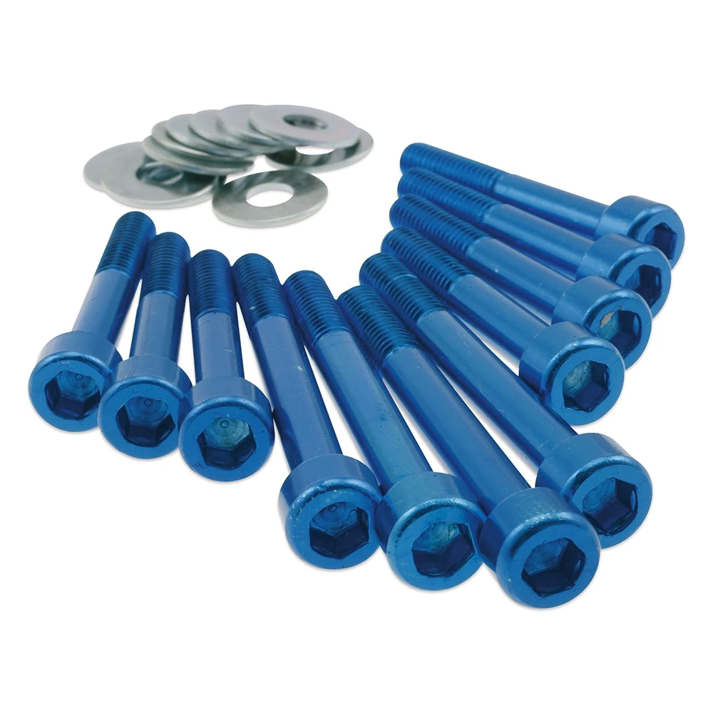 Schrauben Variomatikdeckel Inbus Minarelli horiz. 50cc blau 